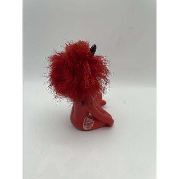 Vintage Enesco Valentines Rita The Red Imp Devil Figurine Original Label - Picture 4 of 8